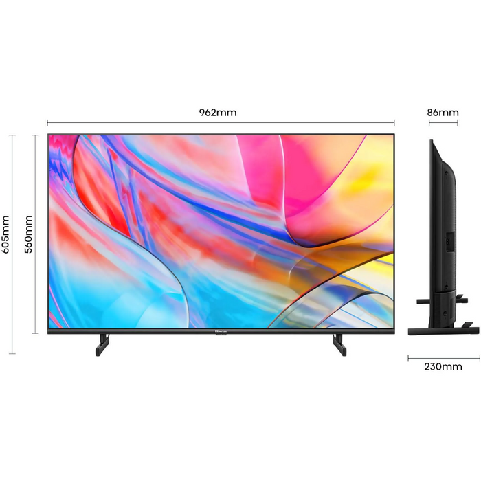 Hisense 43" A7KAU 4K UHD LED Smart TV - www.laybyshop.com