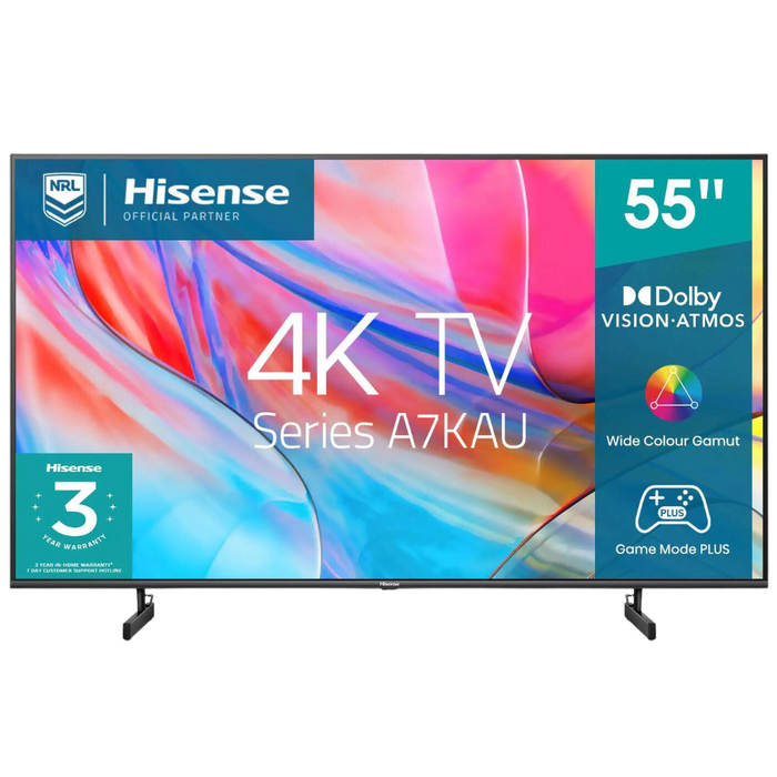 Hisense 55" A7KAU 4K UHD LED Smart TV