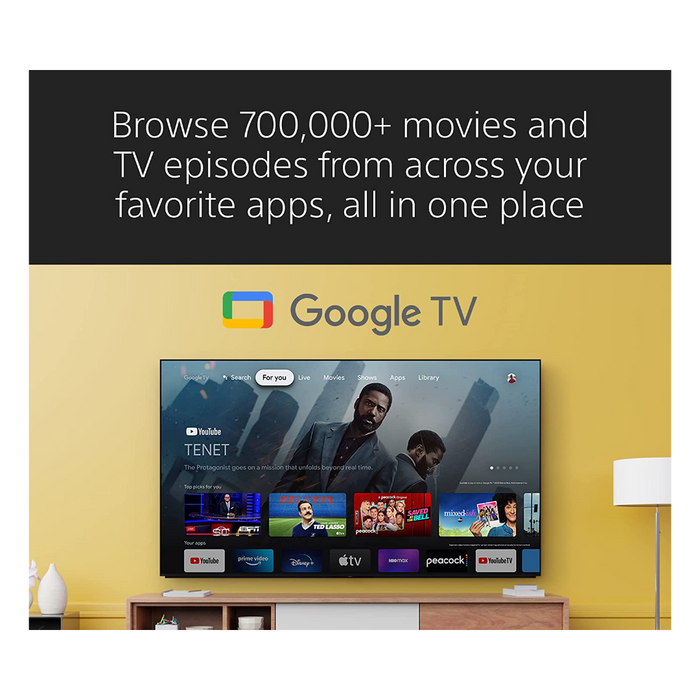 Sony Bravia TV 65" | 4K Ultra HD | High Dynamic Range (HDR) | Smart (Google TV) - www.laybyshop.com